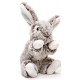 Peluche lapin gris 16 cm