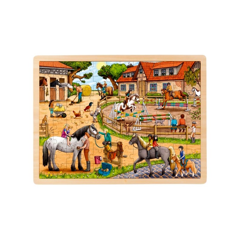 Puzzle en bois - Cabanimo - Jeux enfants Tunisie