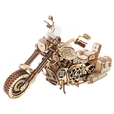 MAQUETTE EN BOIS MOTO CHOPPER - Ma Maquette A Moi