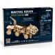 Maquette en bois animée solaire Véhicule d'exploration spatial