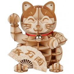 Maquette en bois Chat asiatique