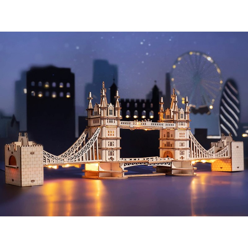 TOWER BRIDGE MAQUETTE 3D MOBILE EN BOIS