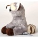 Peluche raton laveur gris 19 cm