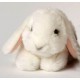 Peluche lapin blanc 18 cm