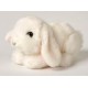 Peluche lapin blanc 18 cm