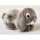 Peluche lapin gris 18 cm