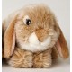 Peluche lapin beige 18 cm