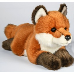 Peluche renard couché 30 cm