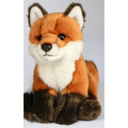 Peluche renard assis 22 cm