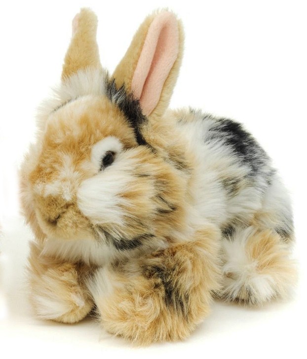Peluche lapin shop noir et blanc