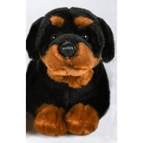 Peluche chien Rottweiler 31 cm