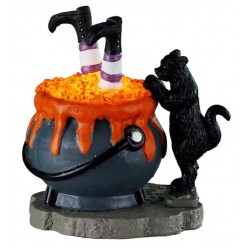 Chaudron lumineux Lemax Halloween