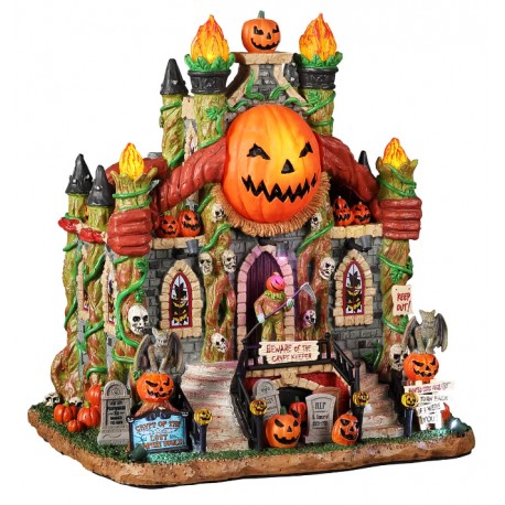 Crypte des citrouilles lumineuse Lemax Halloween