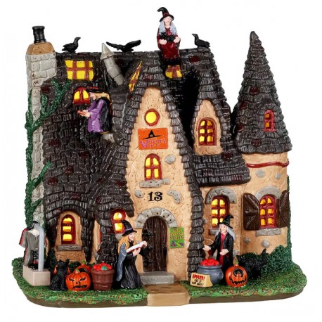 Chalet des sorcières Lemax Halloween