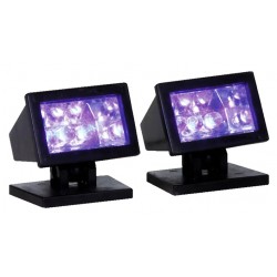 Spots violets lumineux Lot de 2 Lemax Halloween