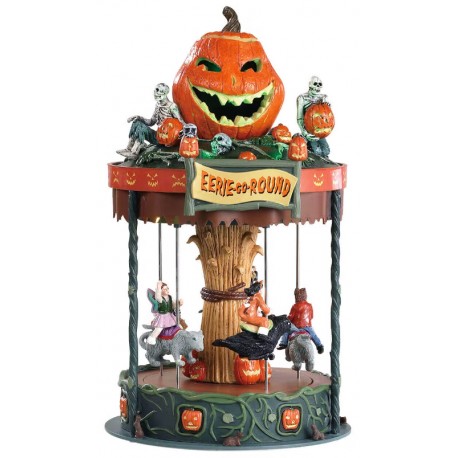 Carrousel lumineux animé sonore Lemax Halloween