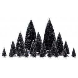 Sapins enneigés Lot de 21 Lemax