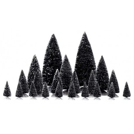 Sapins enneigés Lot de 21 Lemax