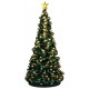 Sapin de Noël décoré lumineux 24 cm Lemax