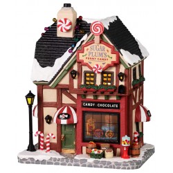Magasin de sucreries lumineux Lemax
