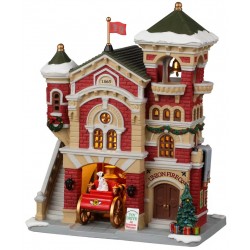 Caserne de pompiers lumineuse Lemax