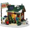Chalet lumineux Vente de sapins Lemax
