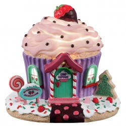 Chalet lumineux Cupcake fraise Lemax Sugar N Spice