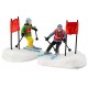 Skieurs Slalom Lot de 2 Lemax