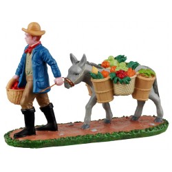 Fermier et son âne Lemax