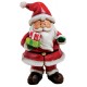 Figurine Père Noël cadeaux résine 8 cm