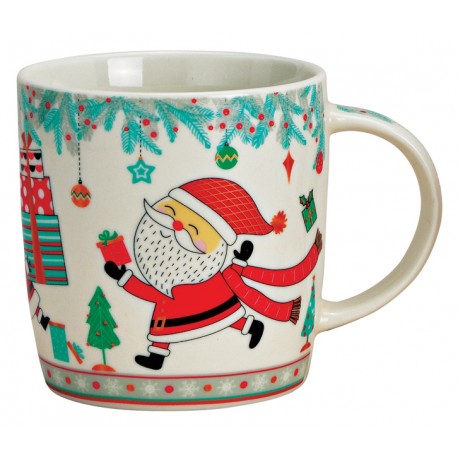 Tasse Père Noël porcelaine 34 cl