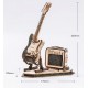 Maquette en bois guitare électrique