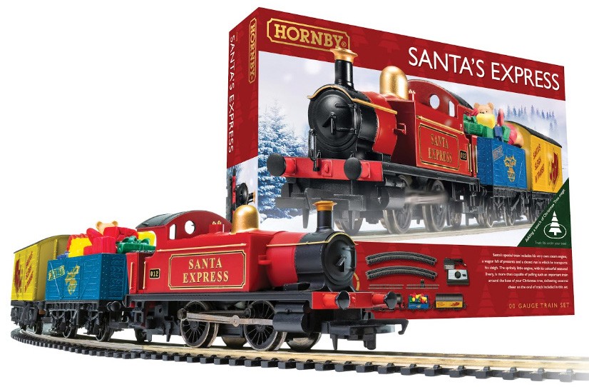 Train de Noël électrique 92 cm - La Magie des Automates