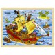 Puzzle enfant en bois pirates 96 pièces