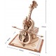 Maquette en bois animée musicale Violoncelle