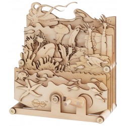 Maquette en bois animée Océan