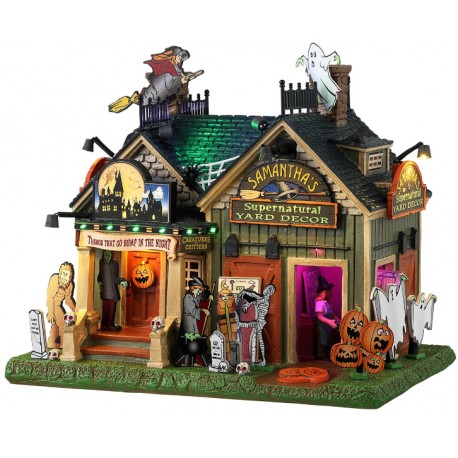 Maison lumineuse Décors fantastiques Lemax Halloween