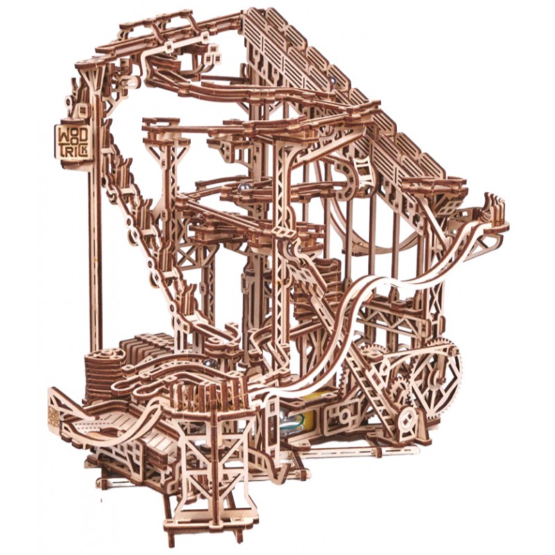 Maquette 3d circuit à billes climber