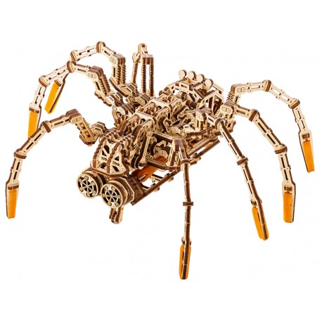 Maquette en bois animée Araignée futuriste