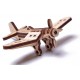 Maquettes en bois Avions et astronaute Lot de 4