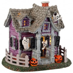 Chalet Fantômes lumineux Lemax Halloween