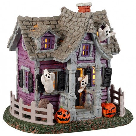Chalet Fantômes lumineux Lemax Halloween
