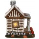 Chalet Squelettes lumineux Lemax Halloween