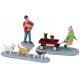 Promenade des chiens Lot de 3 Lemax