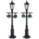 Lampadaires fleuris lumineux Lot de 2 Lemax