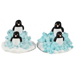 Pingouins dans la glace Lot de 2 Lemax