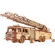 Maquette en bois animée Camion de pompier