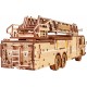 Maquette en bois animée Camion de pompier