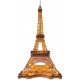 Maquette en bois Tour Eiffel lumineuse 53 cm
