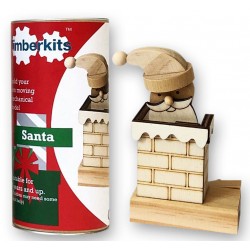 Automate en bois Père Noël en kit